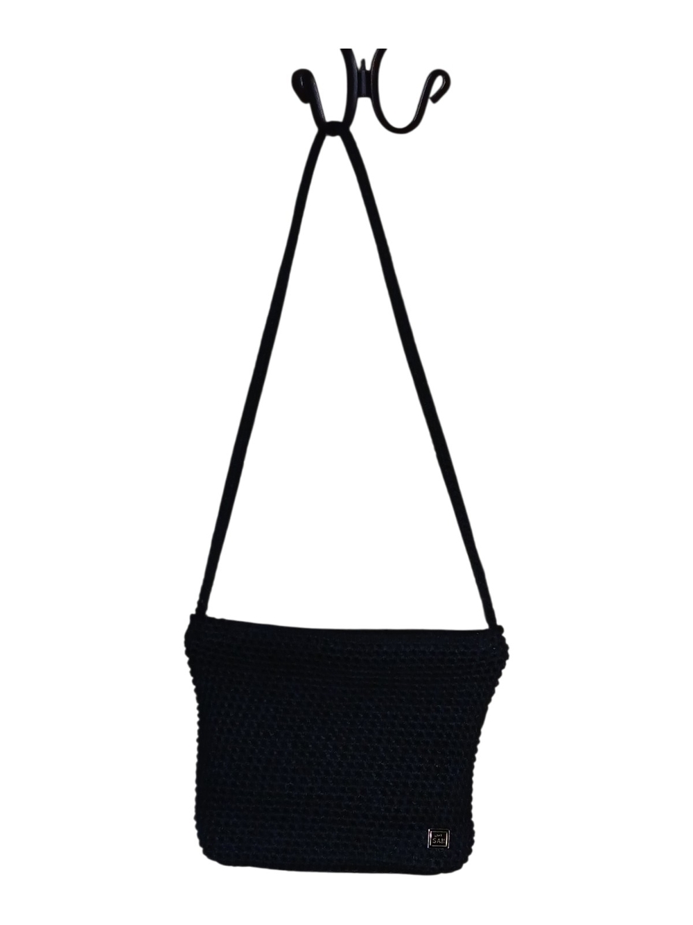 #41 The Sak Black Crochet Crossbody Bag